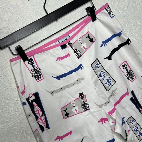 Itw by Claude Brown | Dog Motif Cropped Pants - Picture 2 of 11